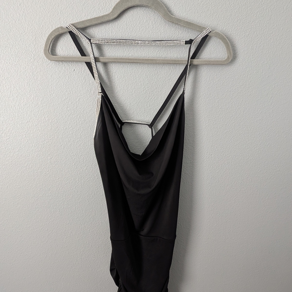 Forever 21 Black Top with Rhinestone Detail